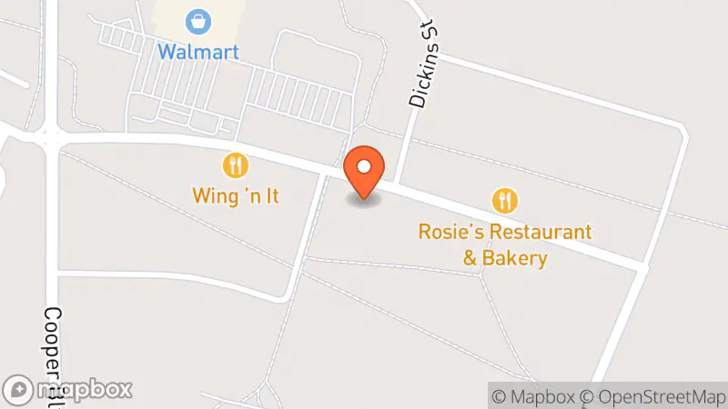 Map showing location of Goodwill Centre