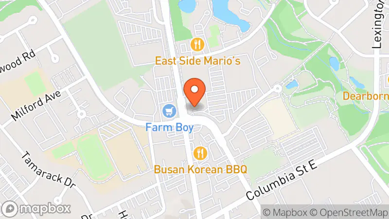 Map showing location of Goodwill Community Store