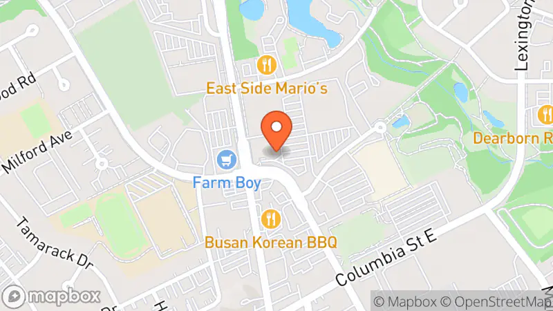 Map showing location of Goodwill Donation Centre