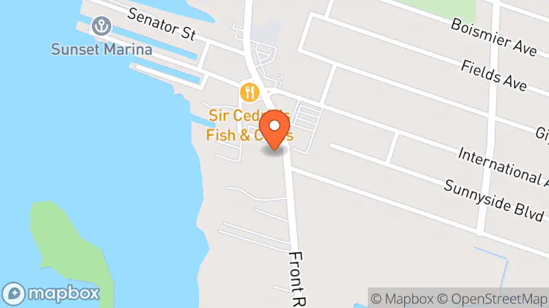 Map showing location of Goodwill Donation Centre