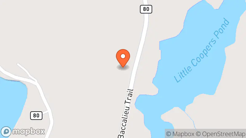 Map showing location of Green's Harbour Corp