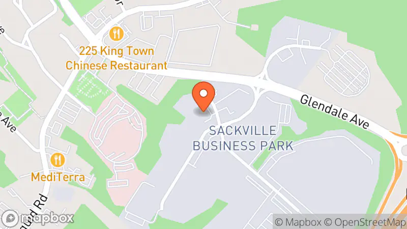 Map showing location of Guy's Frenchys