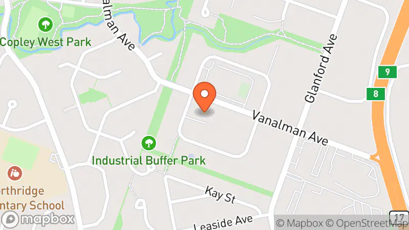 Map showing location of Habitat for Humanity ReStore