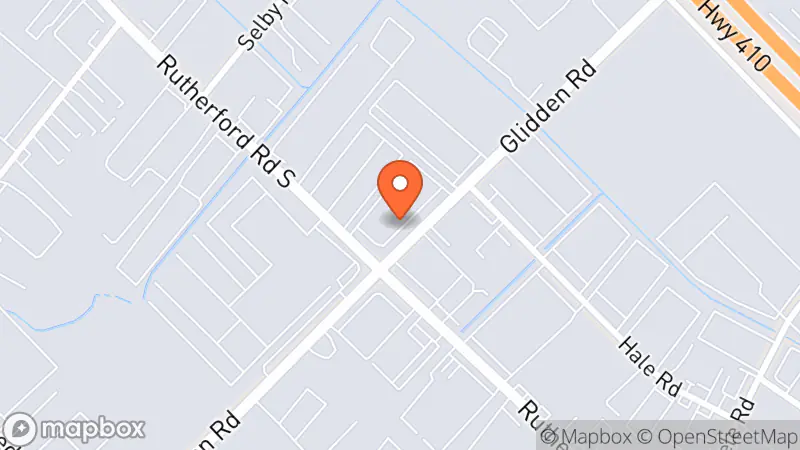 Map showing location of Habitat ReStore Brampton