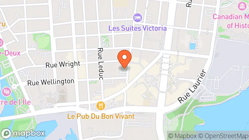 Map showing location of Habitude - La friperie