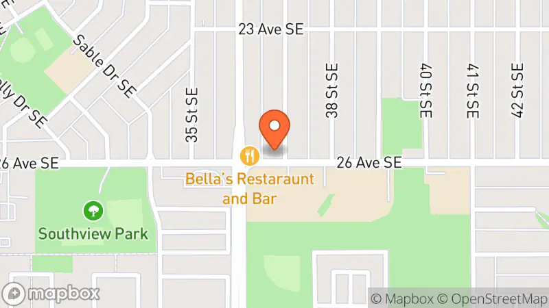 Map showing location of Hippie Shack