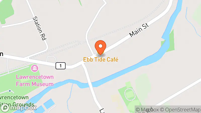 Map showing location of In Your Back Pocket Thrift Store