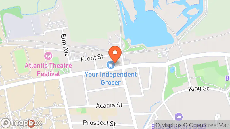 Map showing location of Jane’s Again