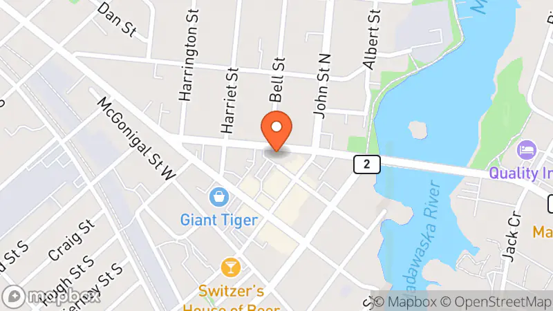 Map showing location of Johnie's Vintage