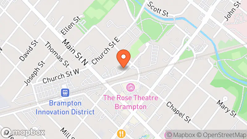 Map showing location of Journey Thrift