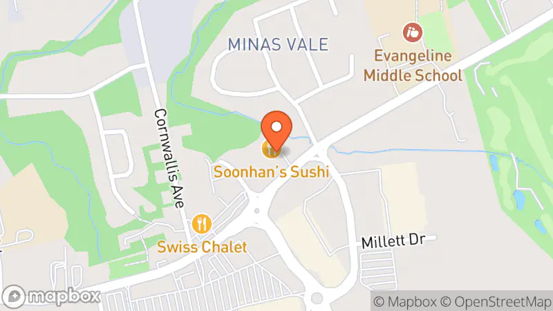 Map showing location of Just Kidding Kids Consignment