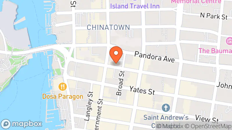 Map showing location of Key Vintage
