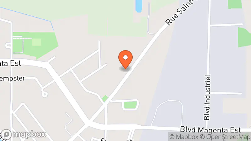 Map showing location of La Solution ameublement