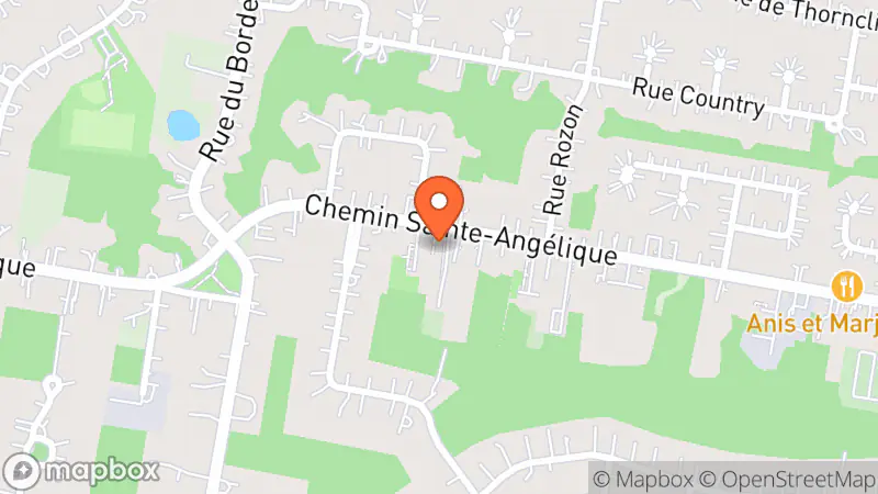 Map showing location of La Source d'Entraide