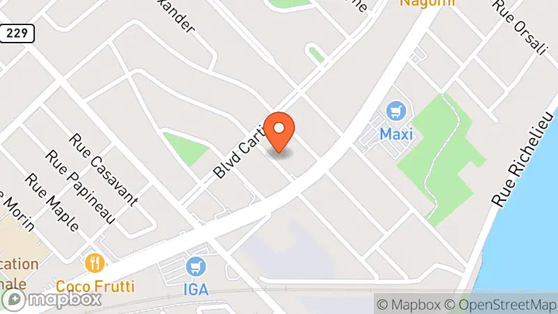 Map showing location of Le Bonheur De Sophie