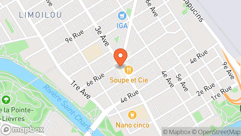 Map showing location of Le Petit Couture - Boutique vintage