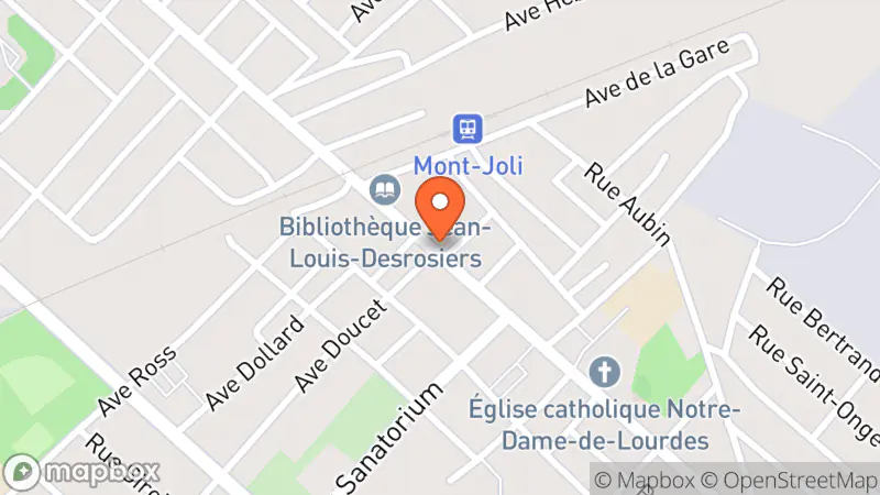 Map showing location of Les Soeurs d'à Côté