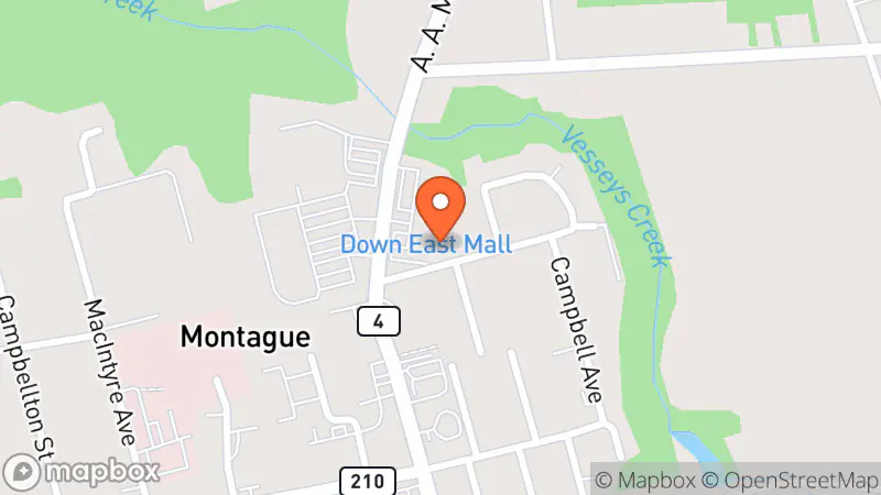 Map showing location of Linda’s New To You