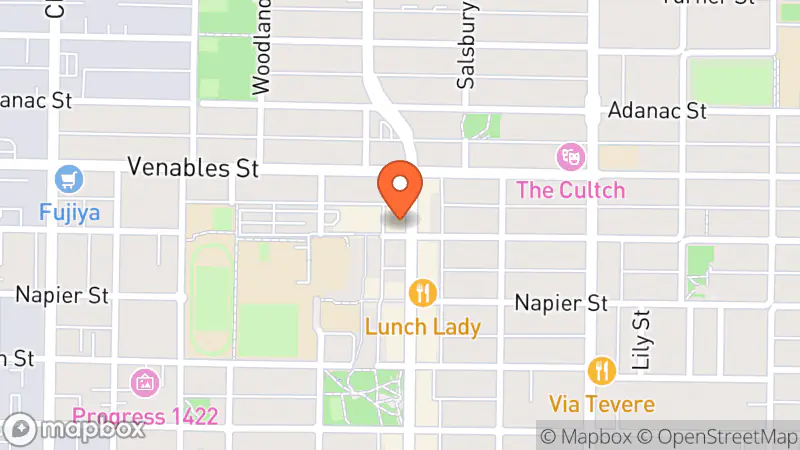 Map showing location of Little Miss Vintage