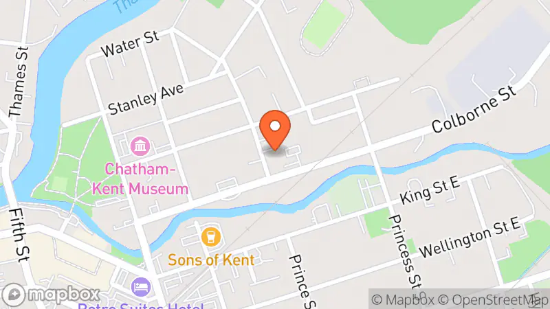 Map showing location of Loads Of Love Thrift Store