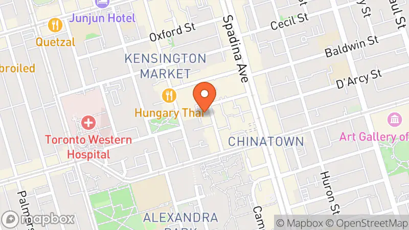 Map showing location of Lost boys vintage