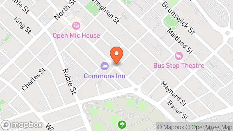 Map showing location of Lost & Found