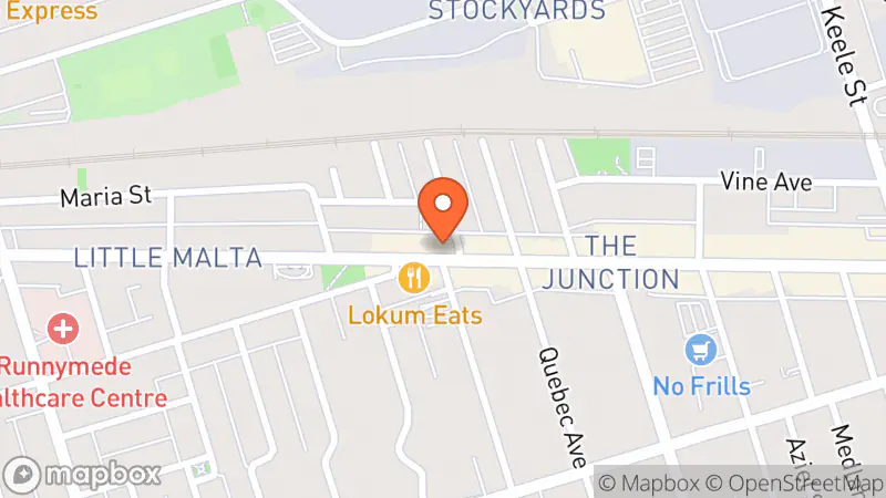 Map showing location of Loved and Found New and Resale Boutique