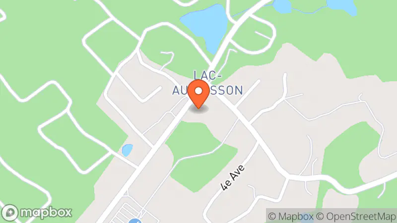 Map showing location of Magasin au coin de l'entraide