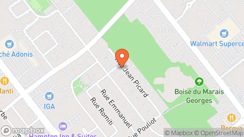 Map showing location of Magasin Seconde Chance Store