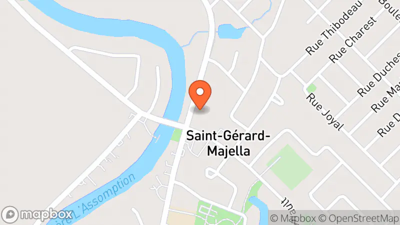 Map showing location of Magasin St-Gerard-Magella - Saint-Vincent-De-Paul