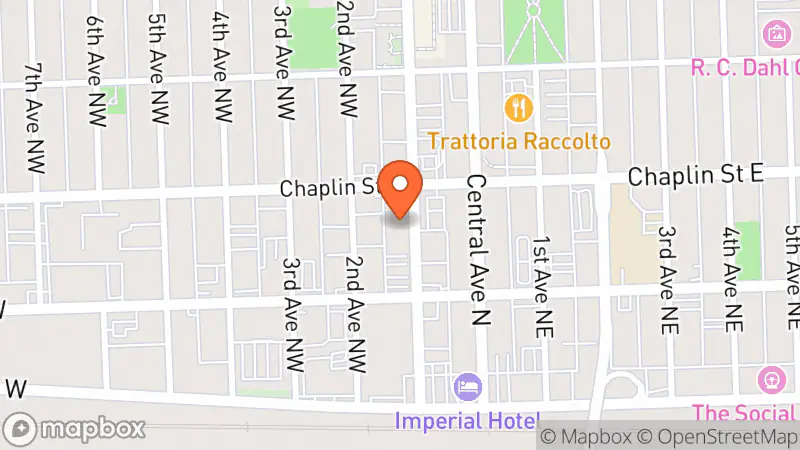 Map showing location of MCC Thrift Shop