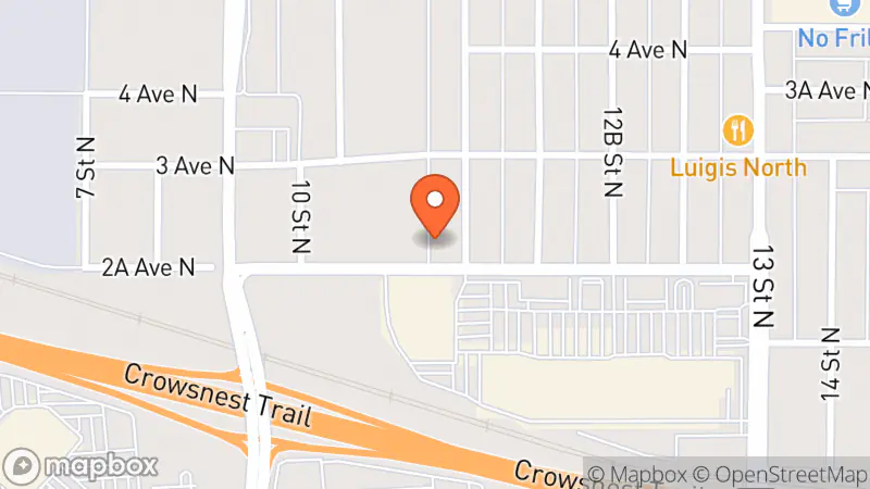 Map showing location of MCC Thrift Store