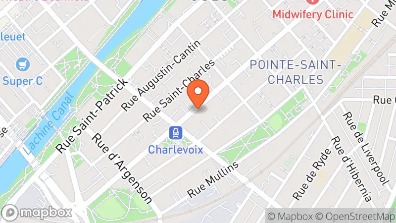 Map showing location of Meubles Bazar Grand Berger