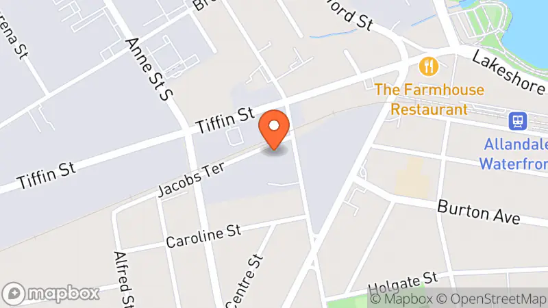 Map showing location of Mike's Sales