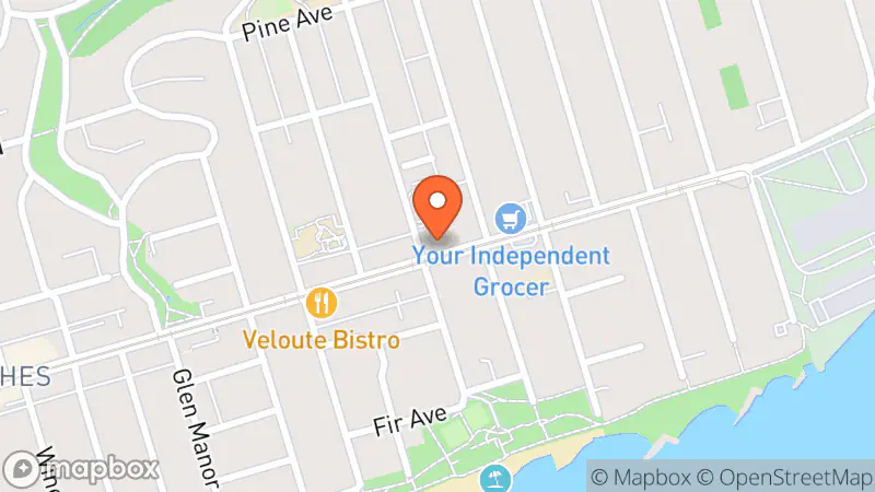 Map showing location of Miras Vintage Boutique