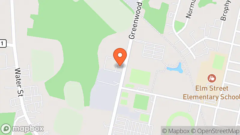 Map showing location of Mission Thrift Store