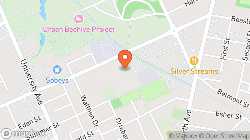 Map showing location of Mission Thrift Store Charlottetown