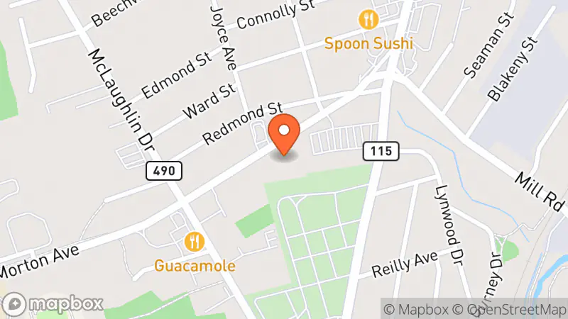 Map showing location of Mission Thrift Store Moncton