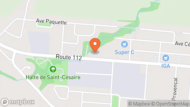 Map showing location of Mode Peace