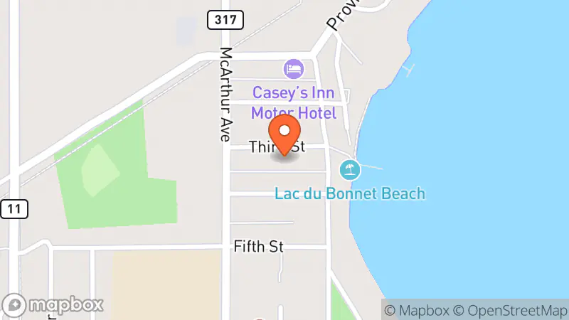 Map showing location of Mrs Lucci's Resource Centre