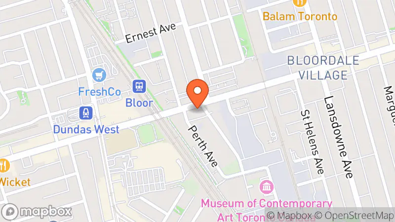 Map showing location of Mystiq Parc