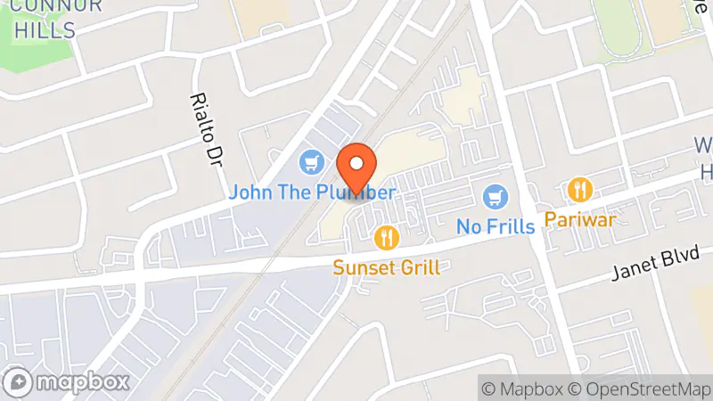 Map showing location of National Thrift Stores Ltd