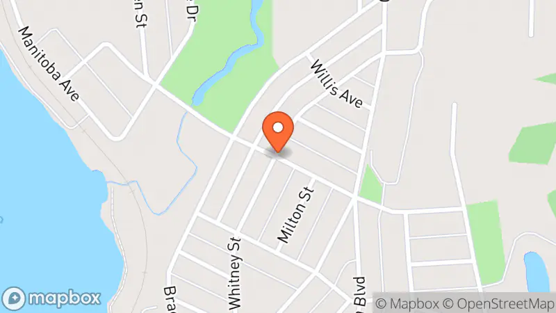 Map showing location of New to Me