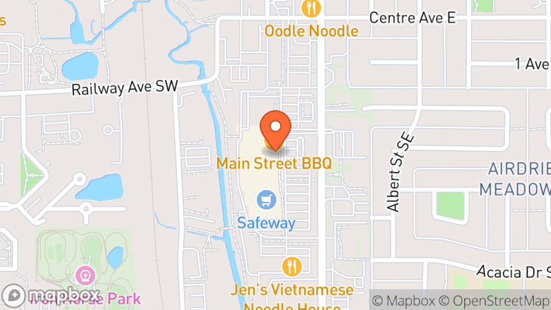 Map showing location of Once Upon A Child- Airdrie