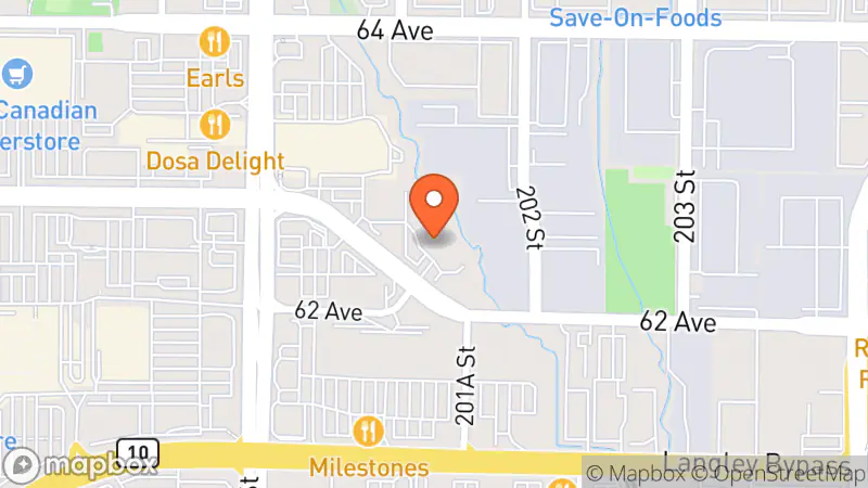 Map showing location of Once Upon A Child Langley