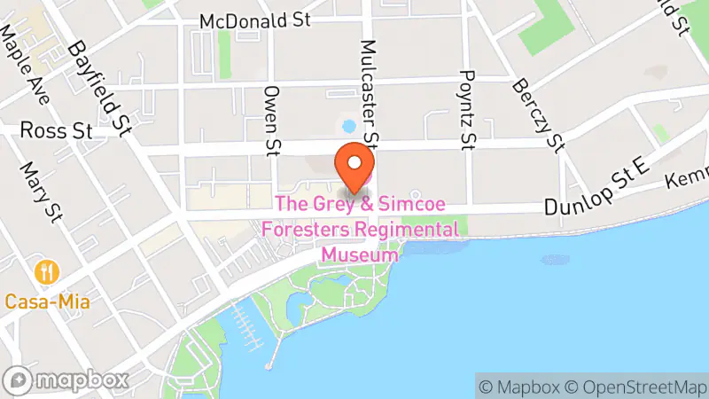 Map showing location of OnTheMark Vintage