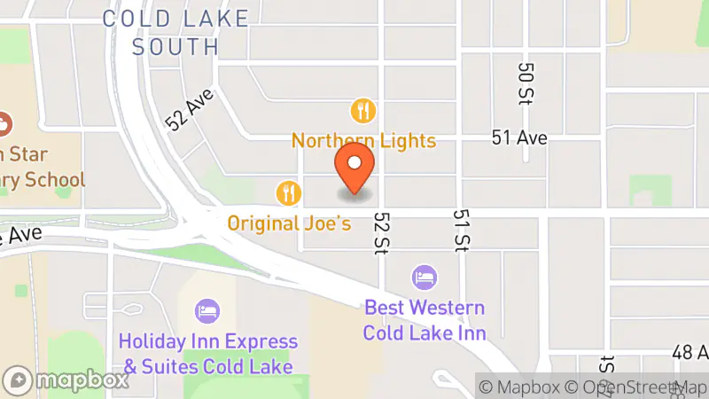 Map showing location of Orbiting Trends