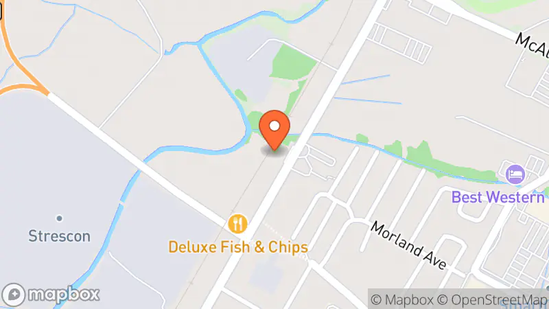 Map showing location of Out'Fits Outlet