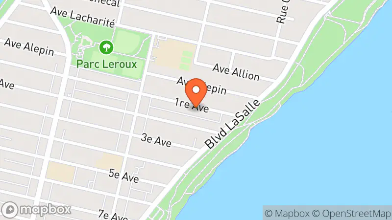 Map showing location of Papillons