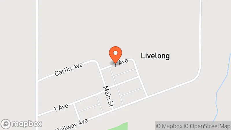 Map showing location of Paula's Place